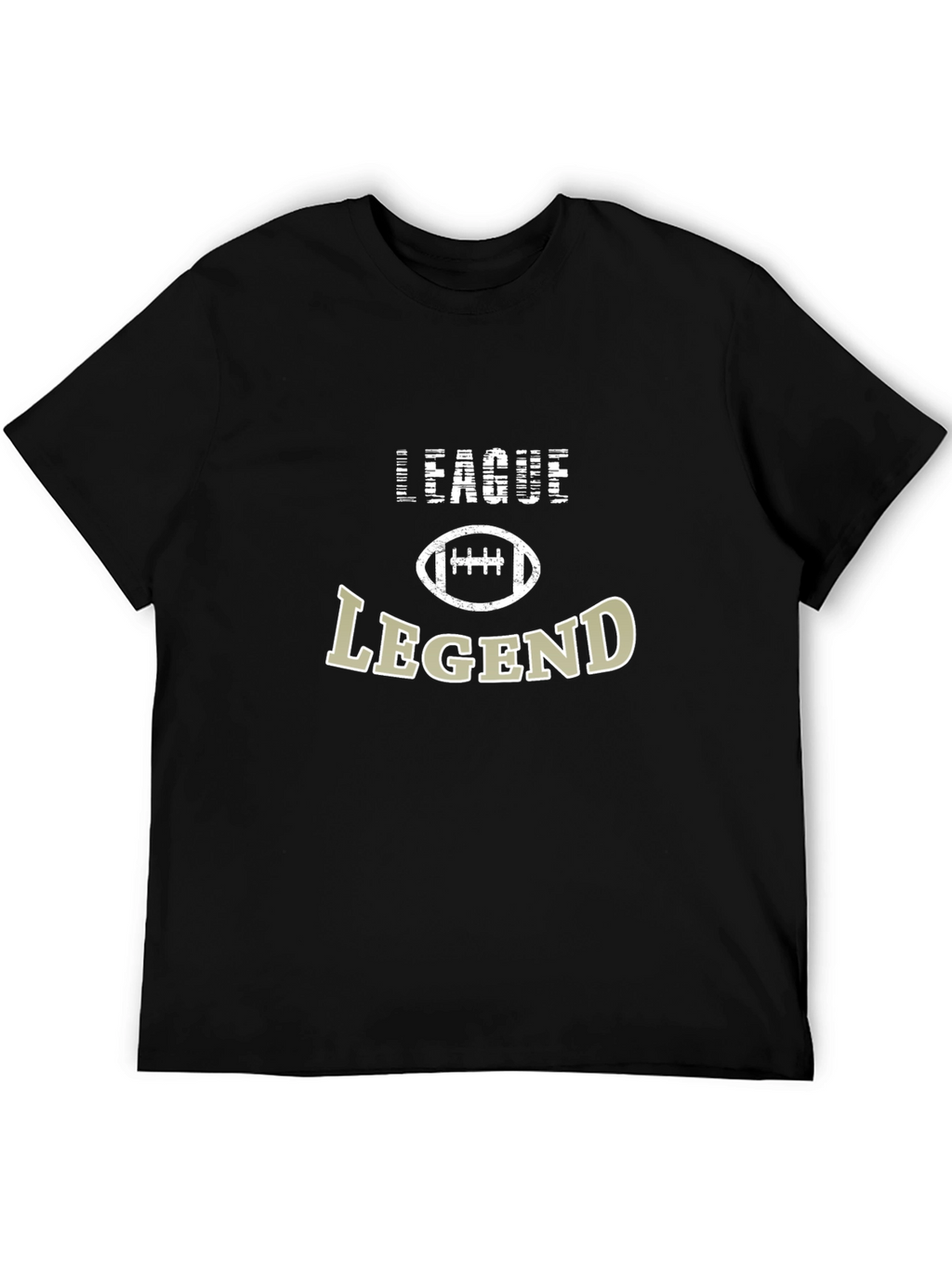 League Legend Football Graphic Tee - Black