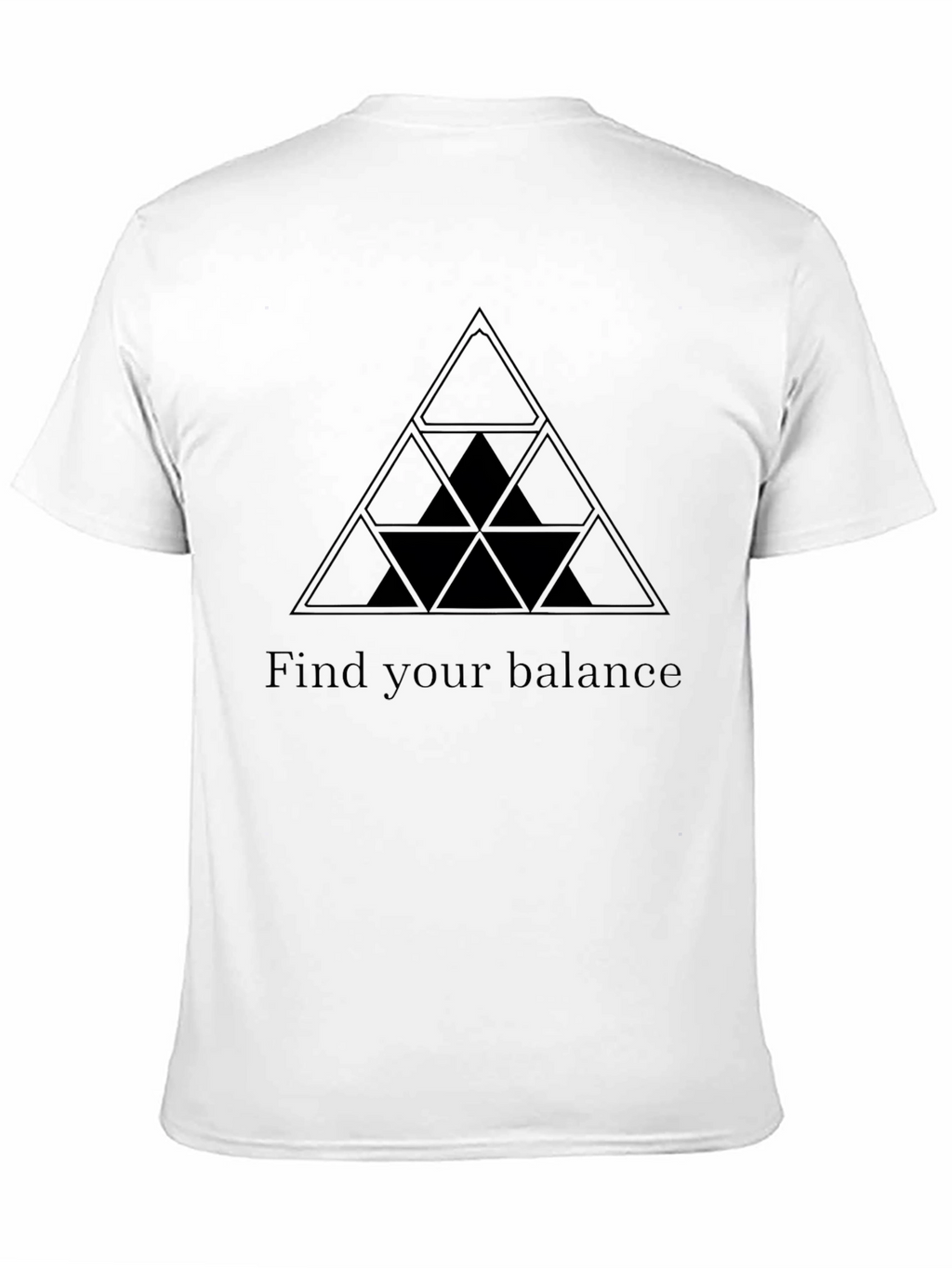 Balance Triangle Graphic Tee - Unisex