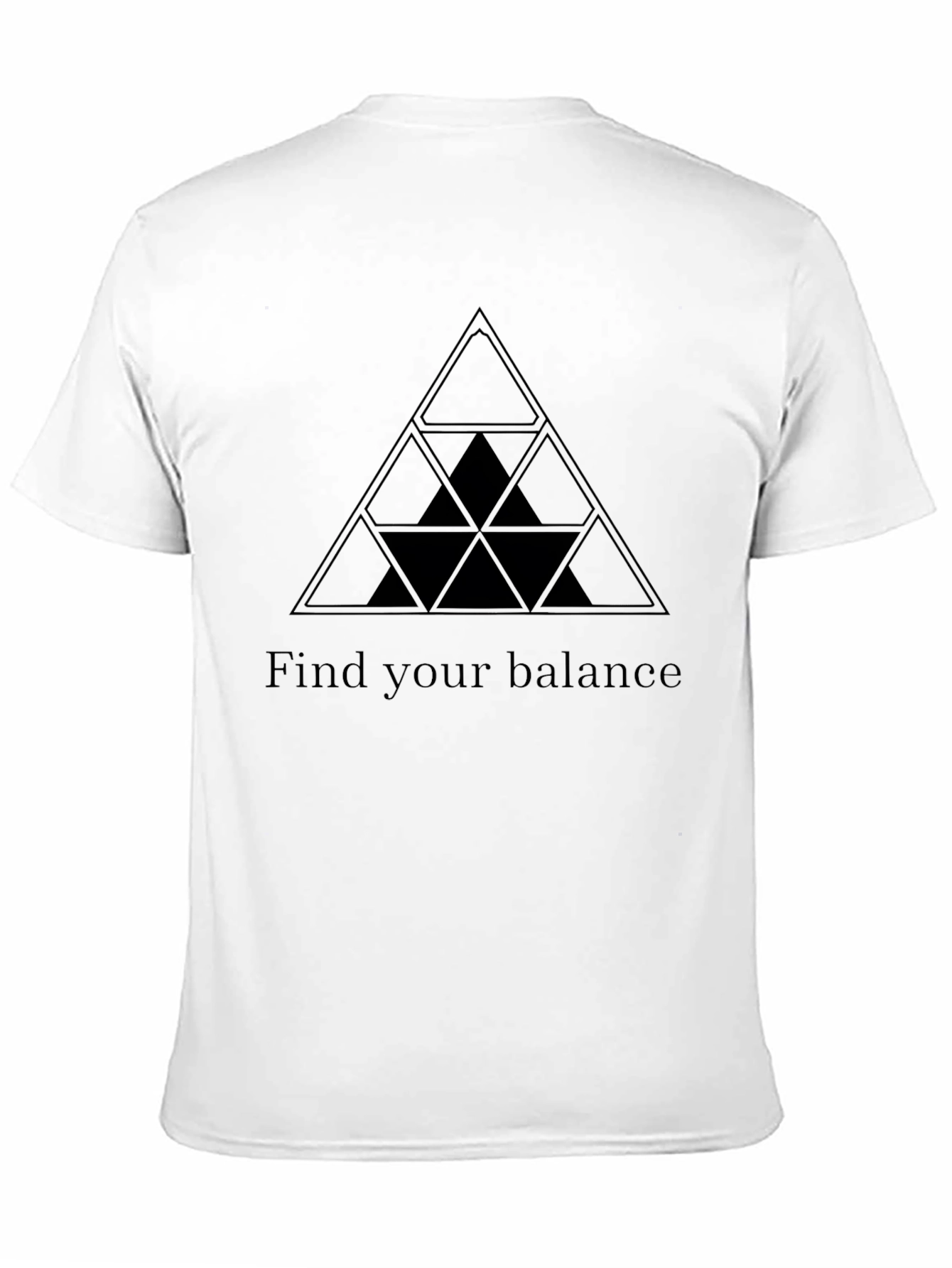 Balance Triangle Graphic Tee - Unisex