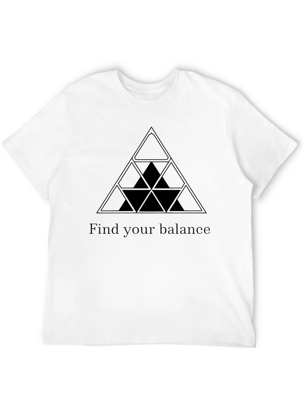 Balance Triangle Graphic Tee - Unisex
