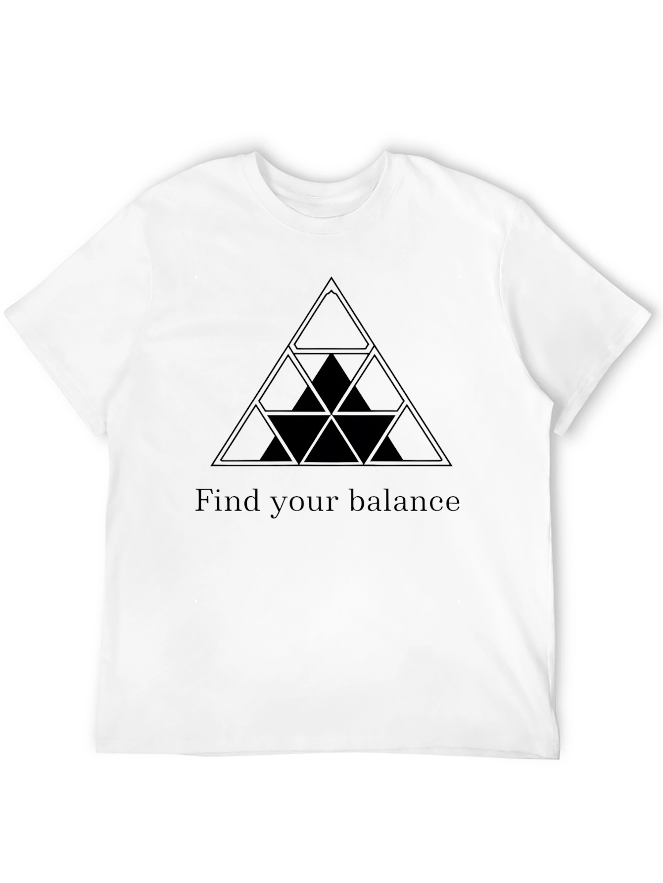 Balance Triangle Graphic Tee - Unisex