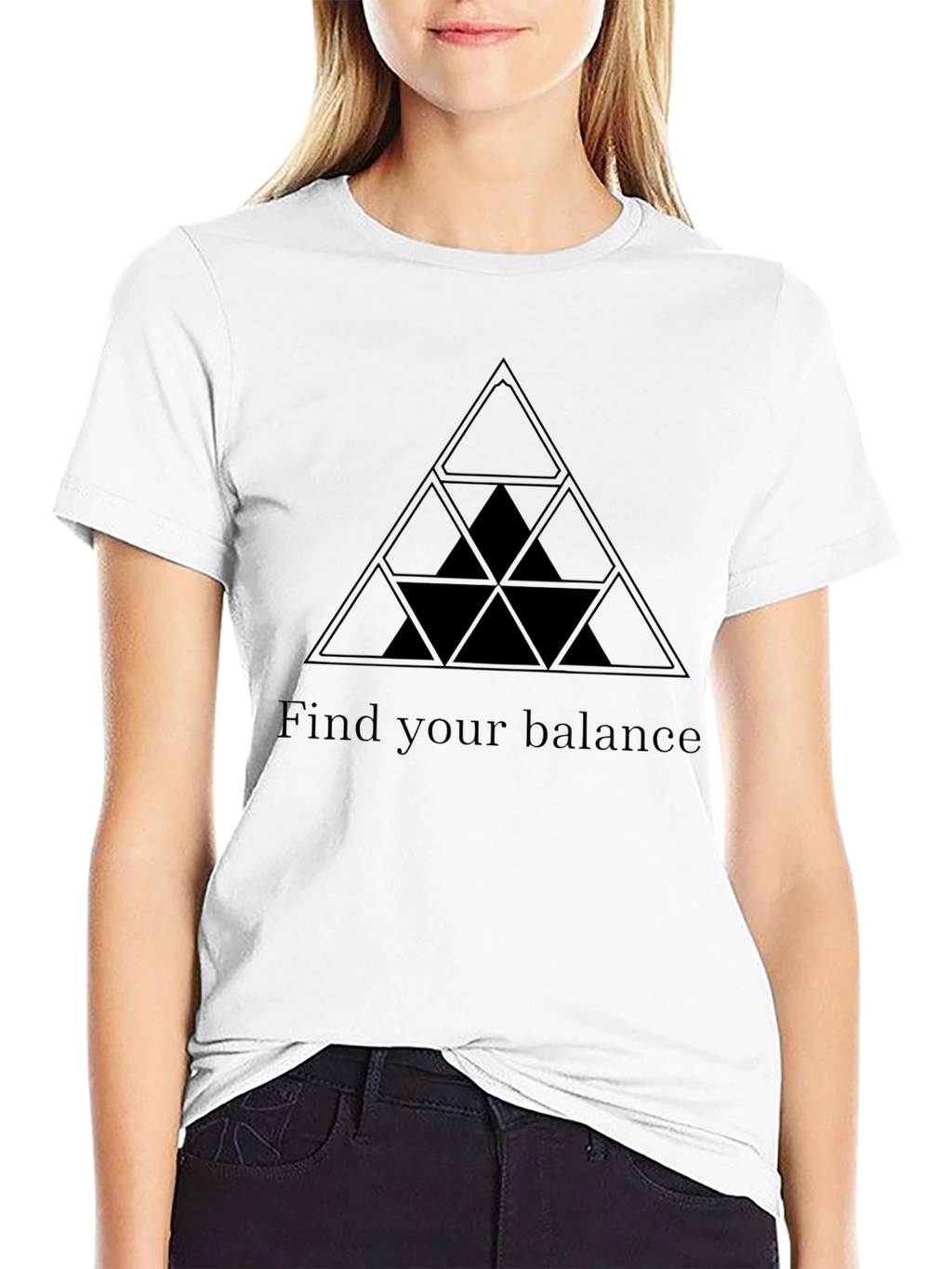 Balance Triangle Graphic Tee - Unisex