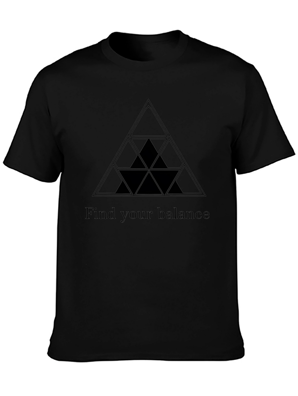 Balance Triangle Graphic Tee - Unisex
