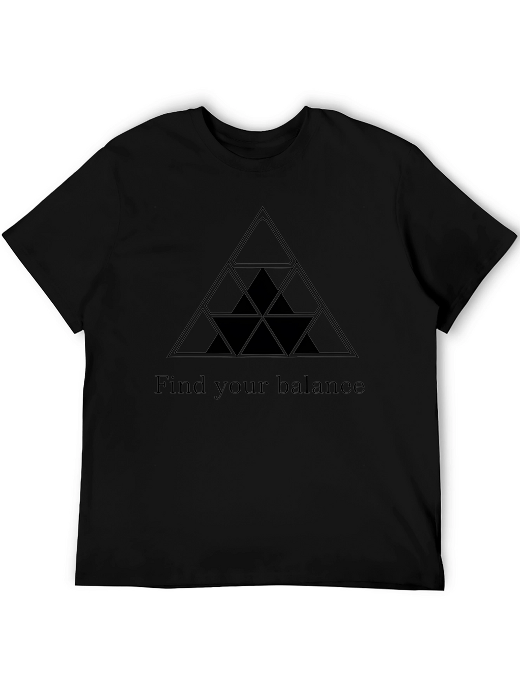 Balance Triangle Graphic Tee - Unisex