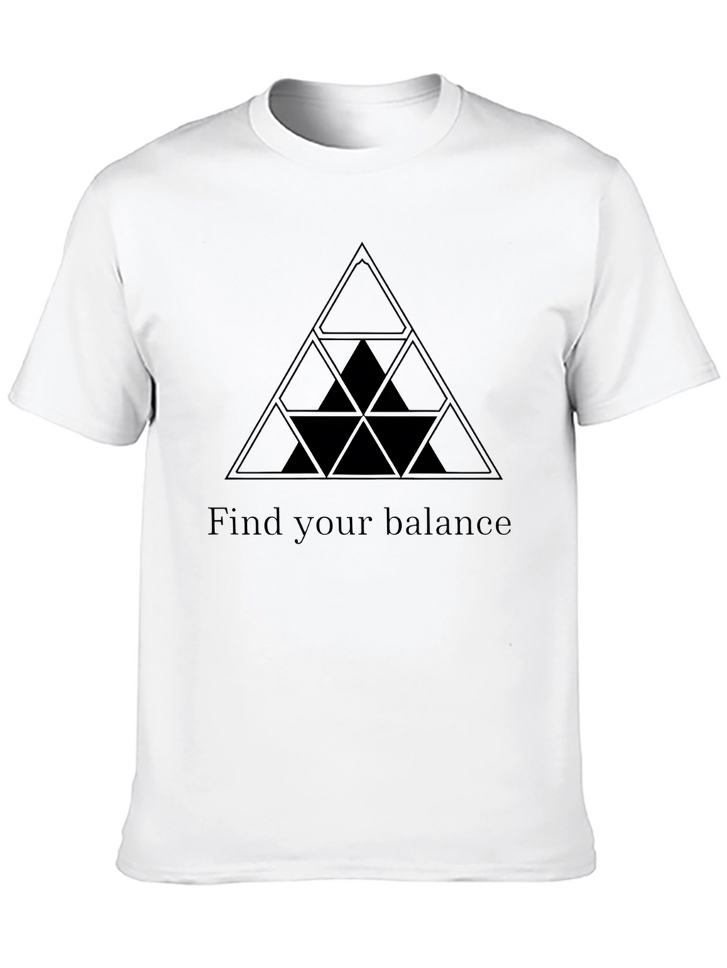 Balance Triangle Graphic Tee - Unisex