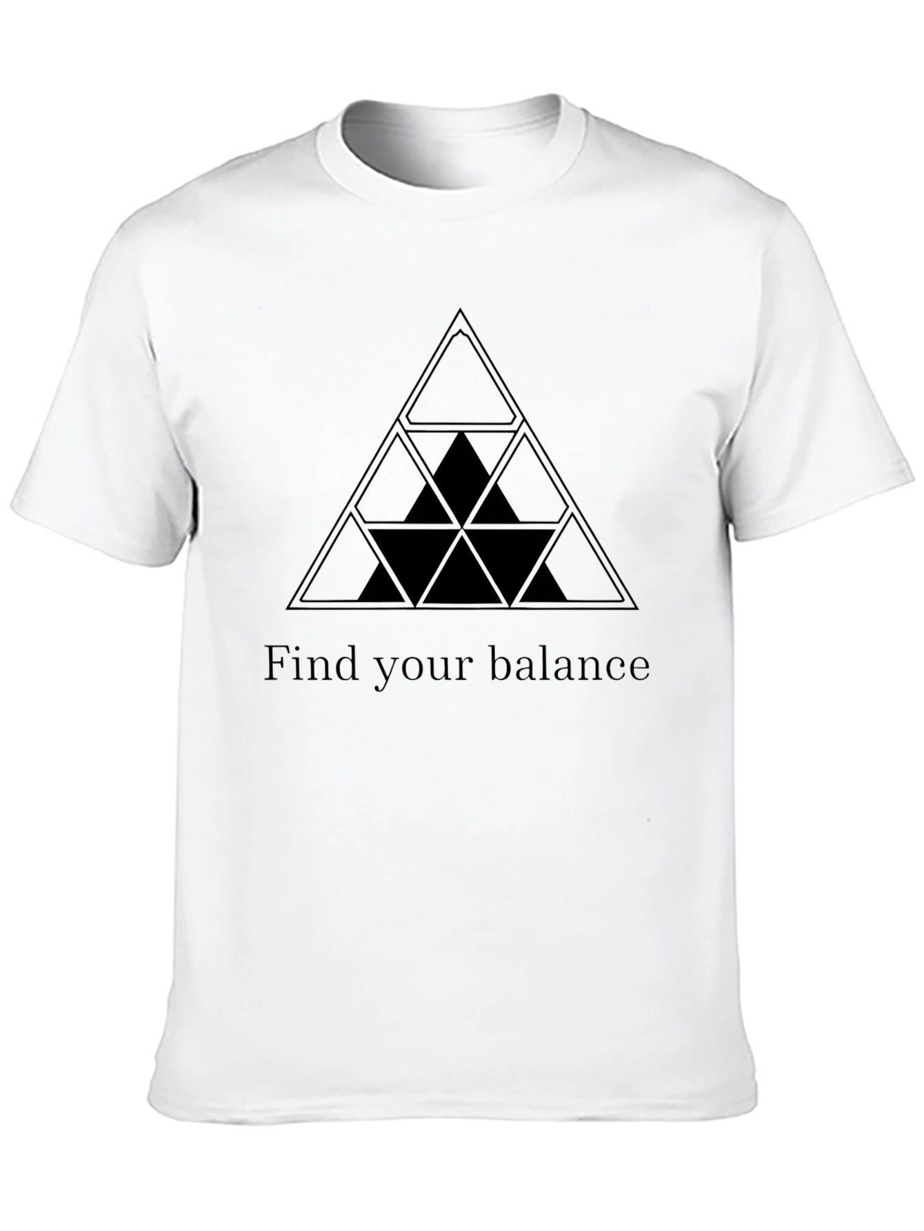 Balance Triangle Graphic Tee - Unisex