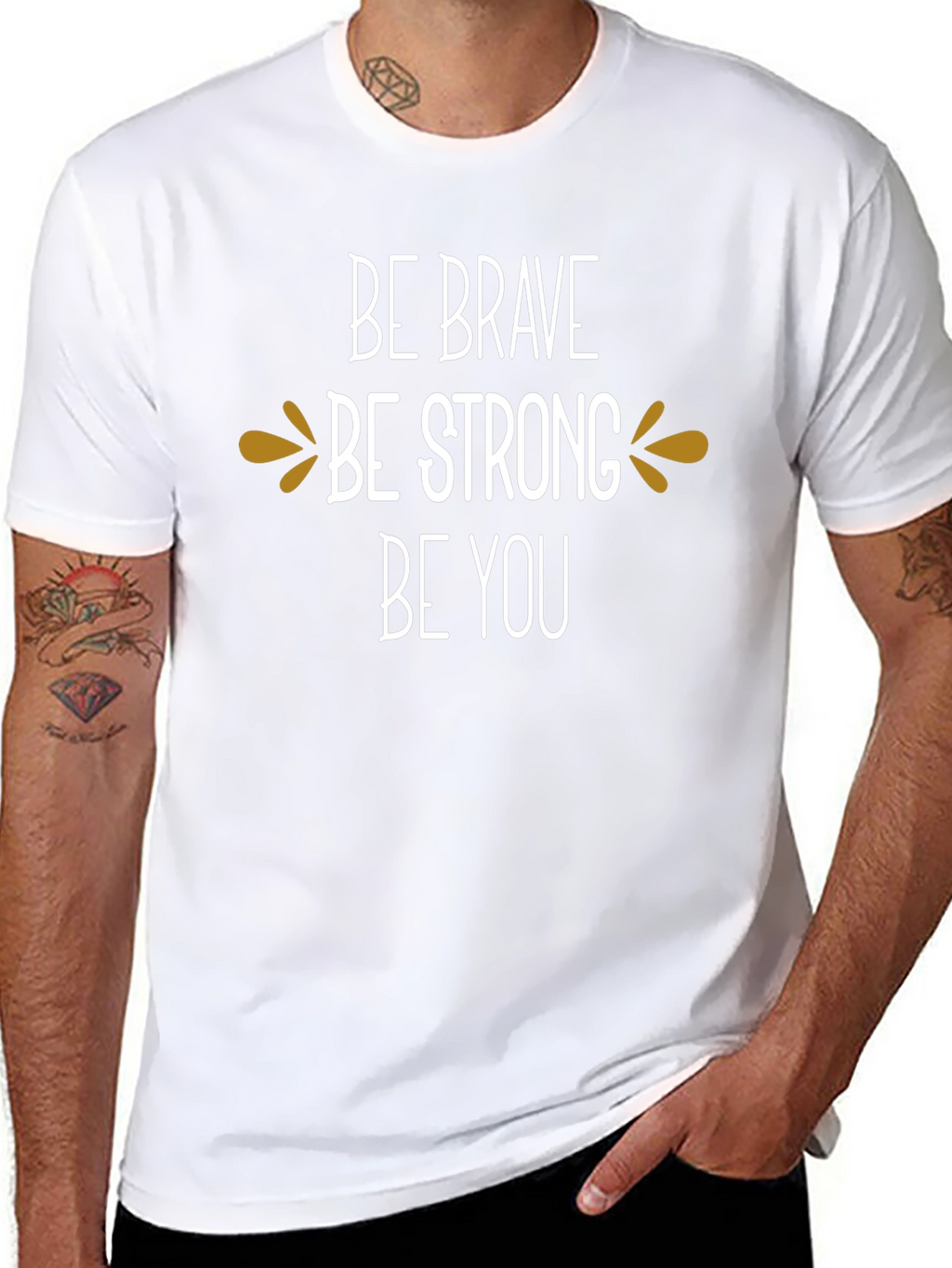 Be Brave Be Strong Be You Graphic Tee