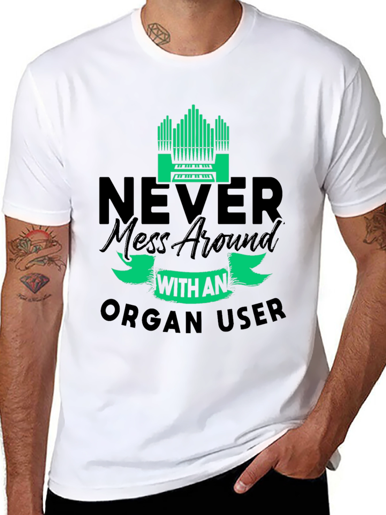 Never Mess with an Organ User T-Shirt