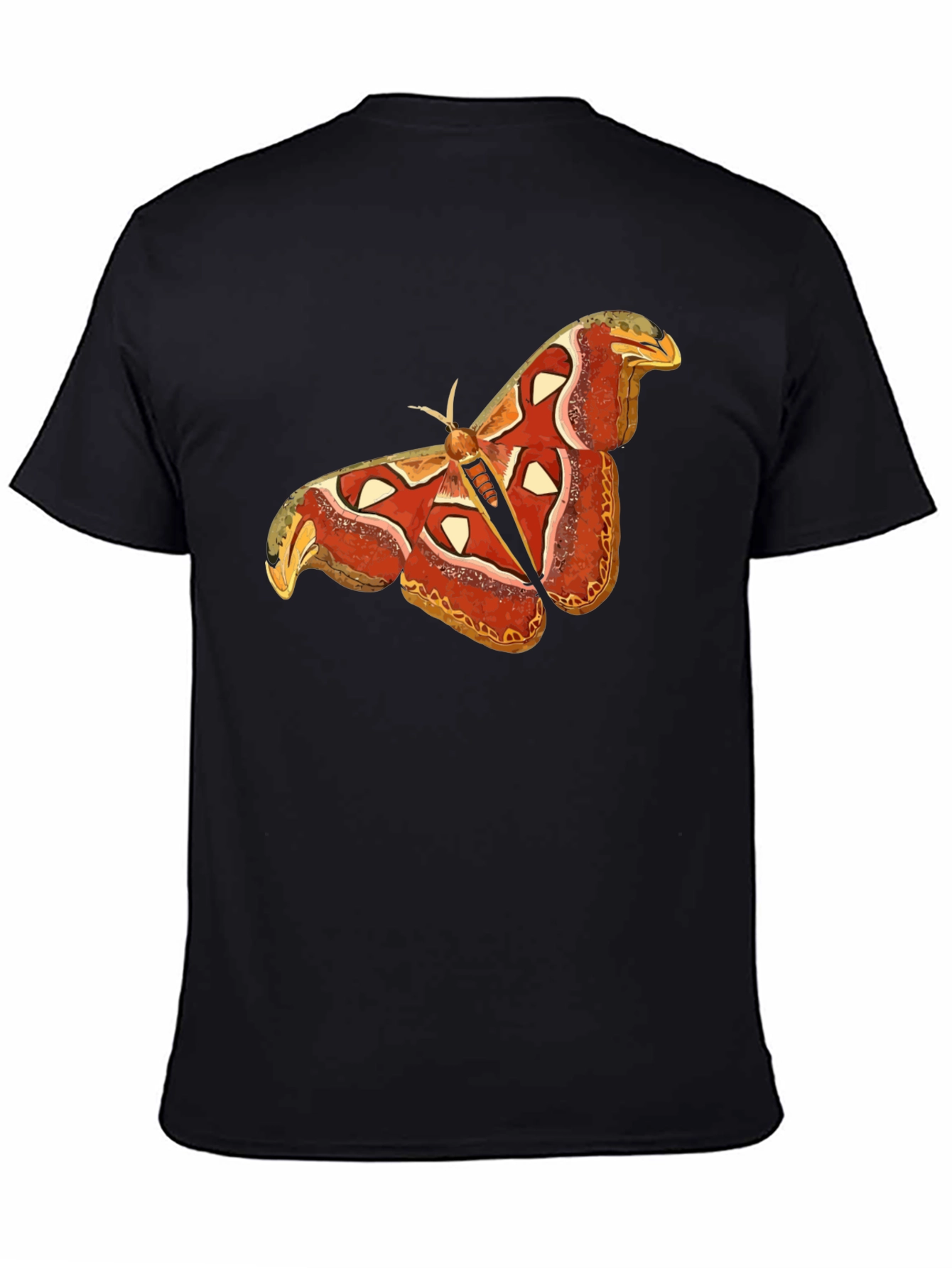Moth Graphic Tee - Nature Inspired Casual Wear