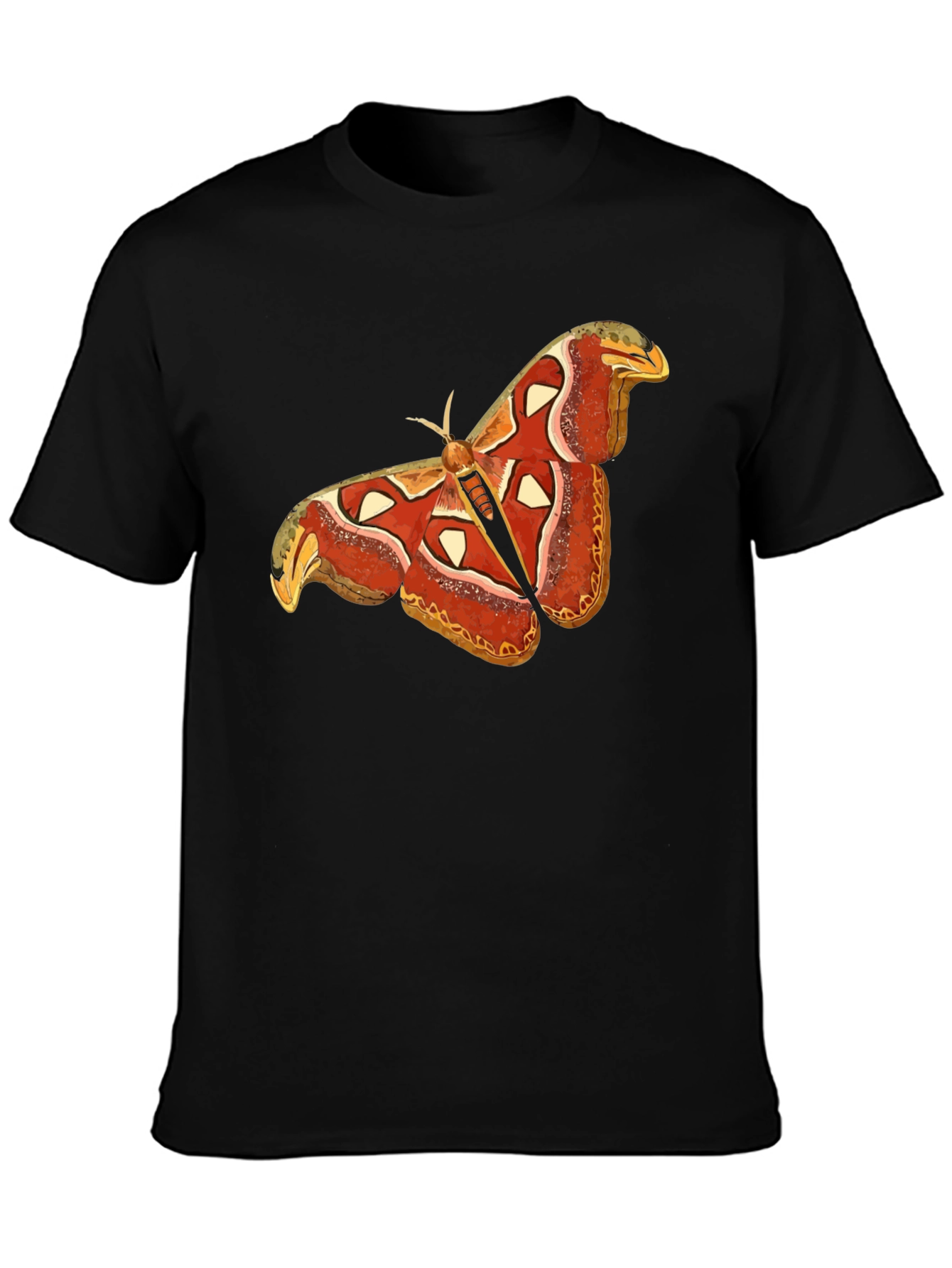 Moth Graphic Tee - Nature Inspired Casual Wear
