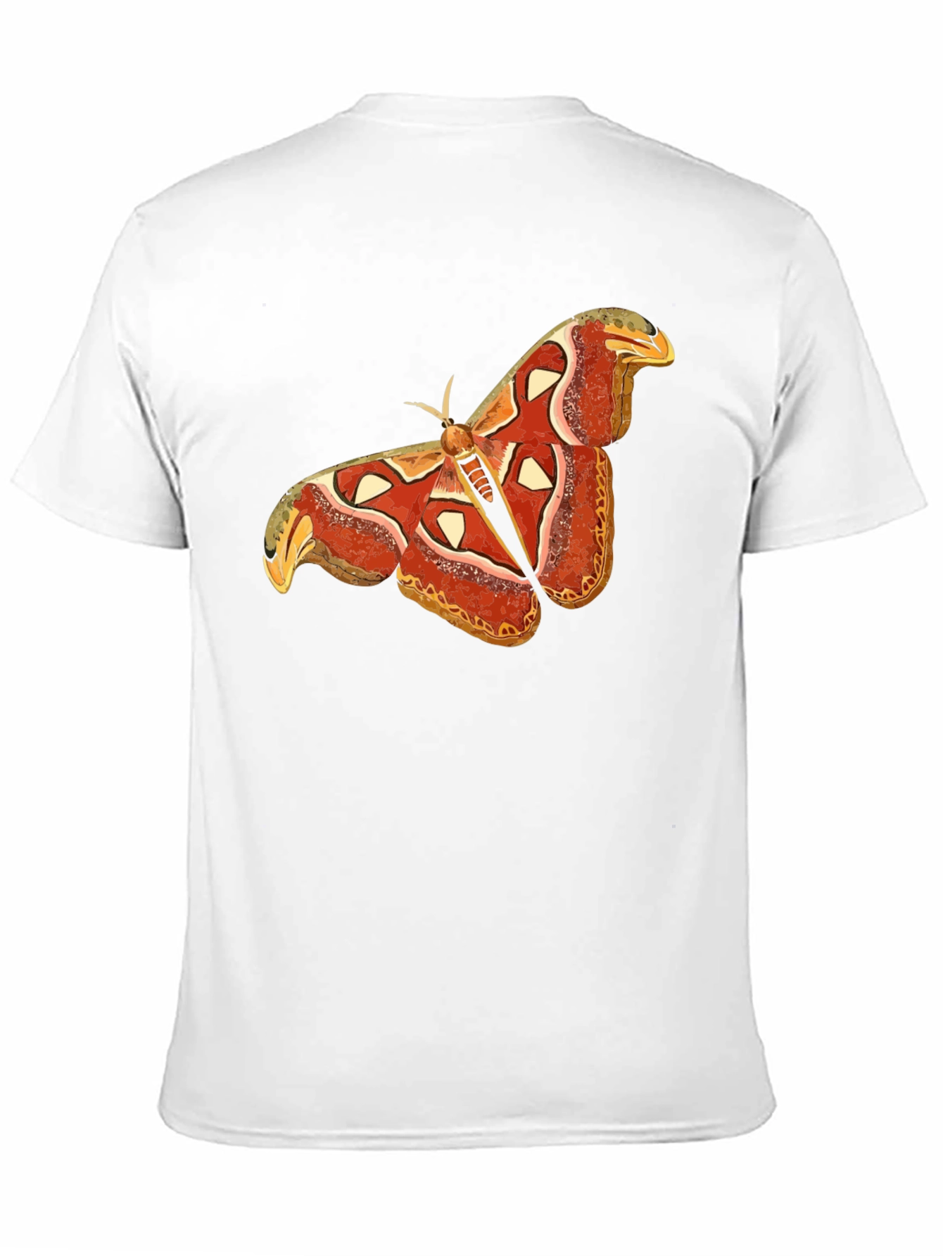 Moth Graphic Tee - Nature Inspired Casual Wear
