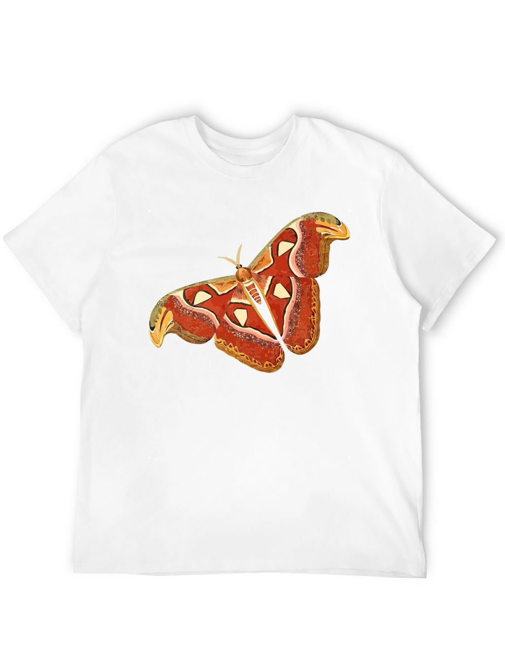 Moth Graphic Tee - Nature Inspired Casual Wear