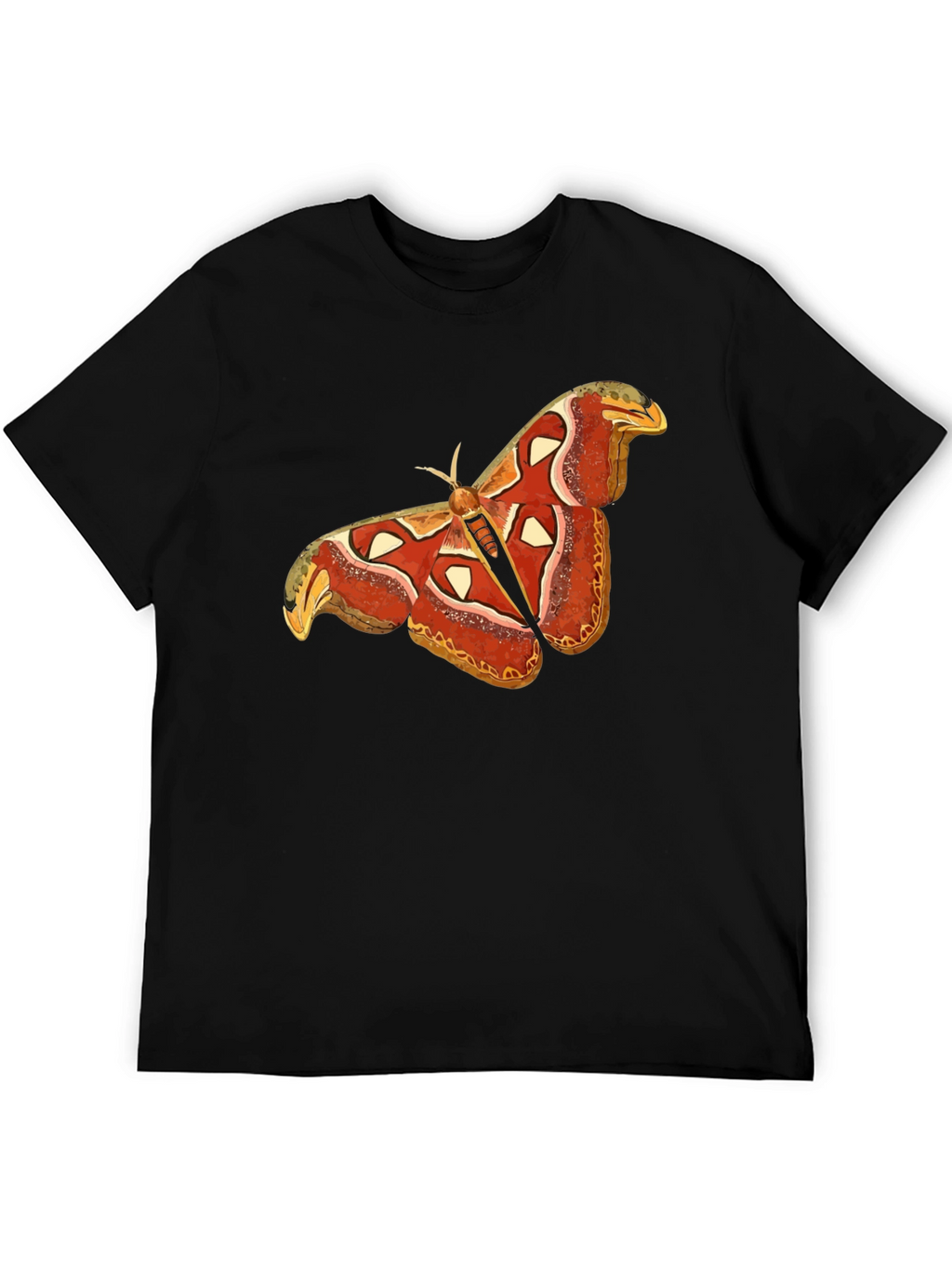 Moth Graphic Tee - Nature Inspired Casual Wear