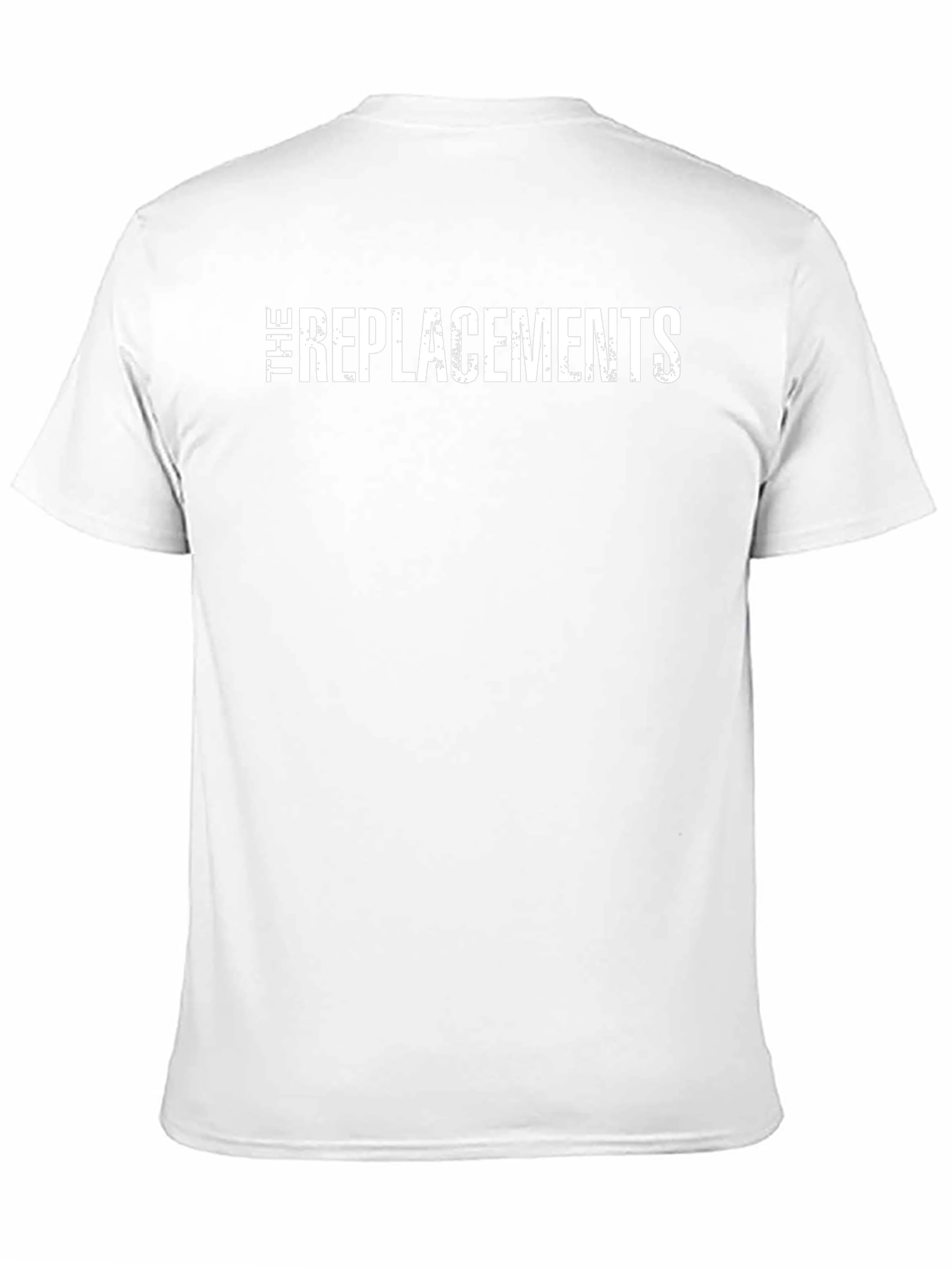 The Replacements Black T-Shirt - Distressed Logo Tee