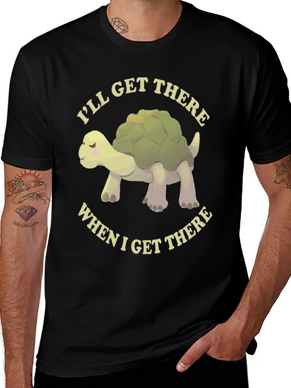 Cute Turtle T-Shirt - Ill Get There!