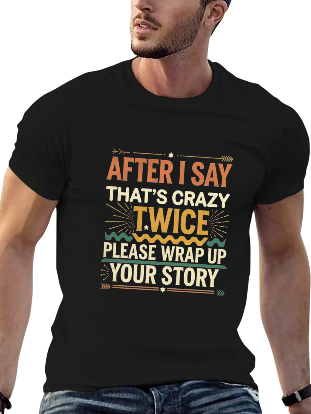 Crazy Twice Funny Graphic Tee