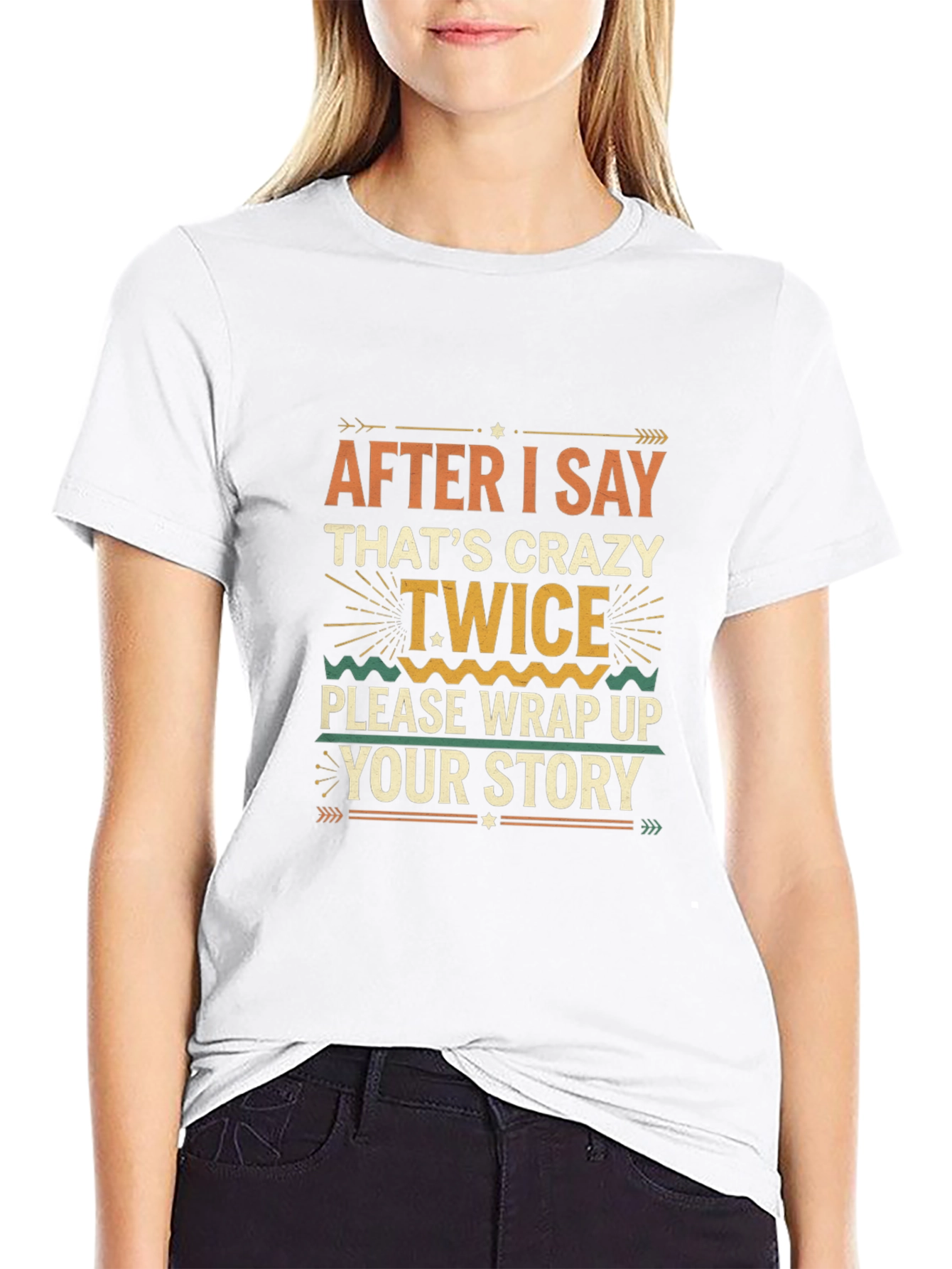 Crazy Twice Funny Graphic Tee