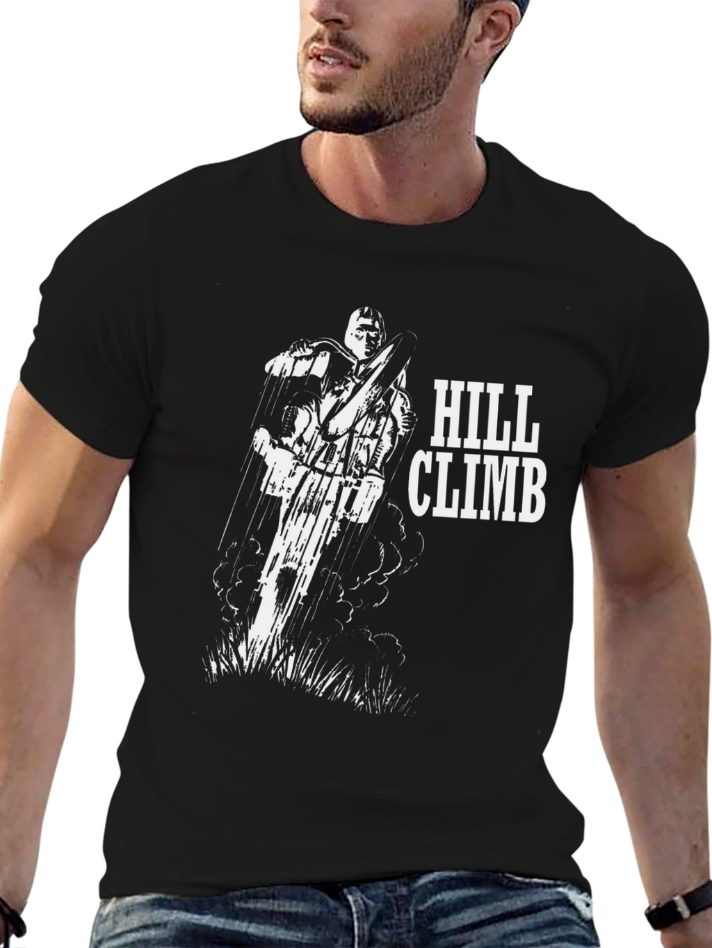 Hill Climb T-Shirt - Mountain Bike Design
