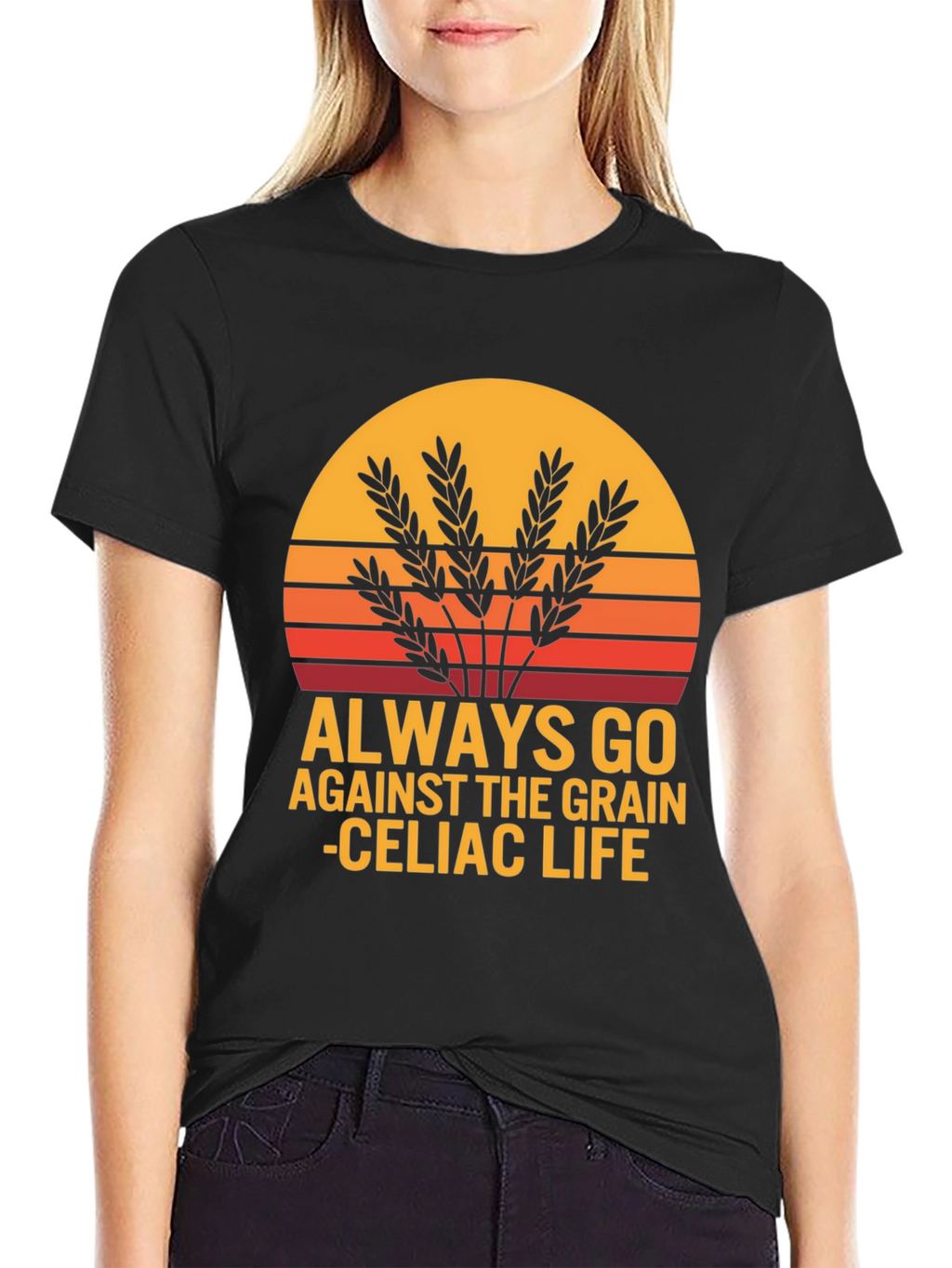 Always Go Against The Grain Celiac Life T-Shirt