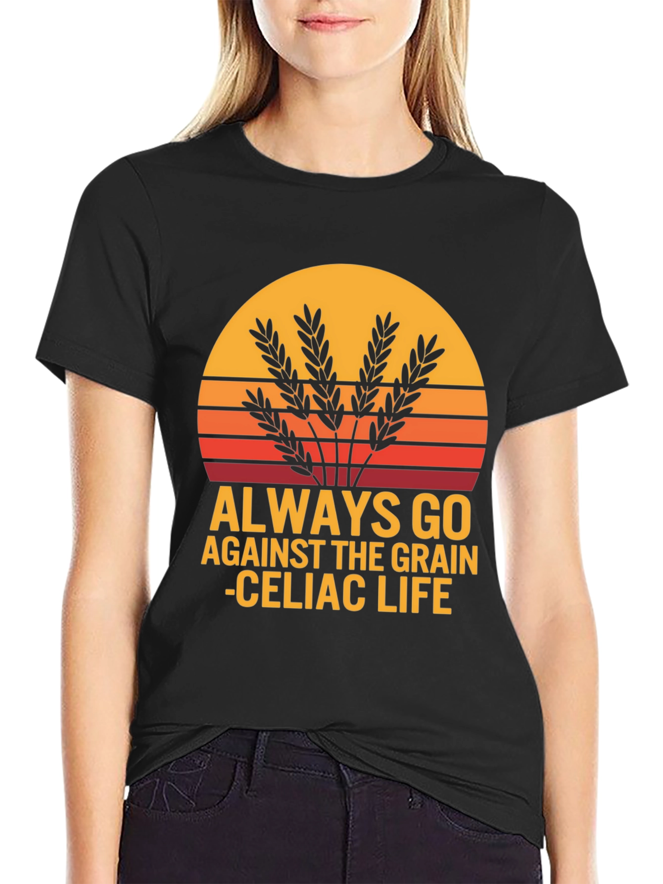 Always Go Against The Grain Celiac Life T-Shirt