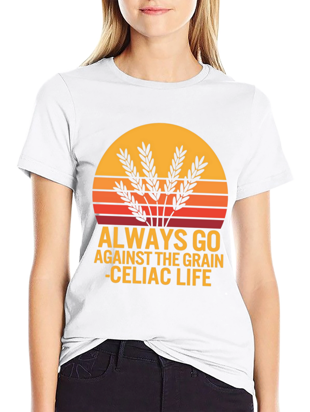 Always Go Against The Grain Celiac Life T-Shirt