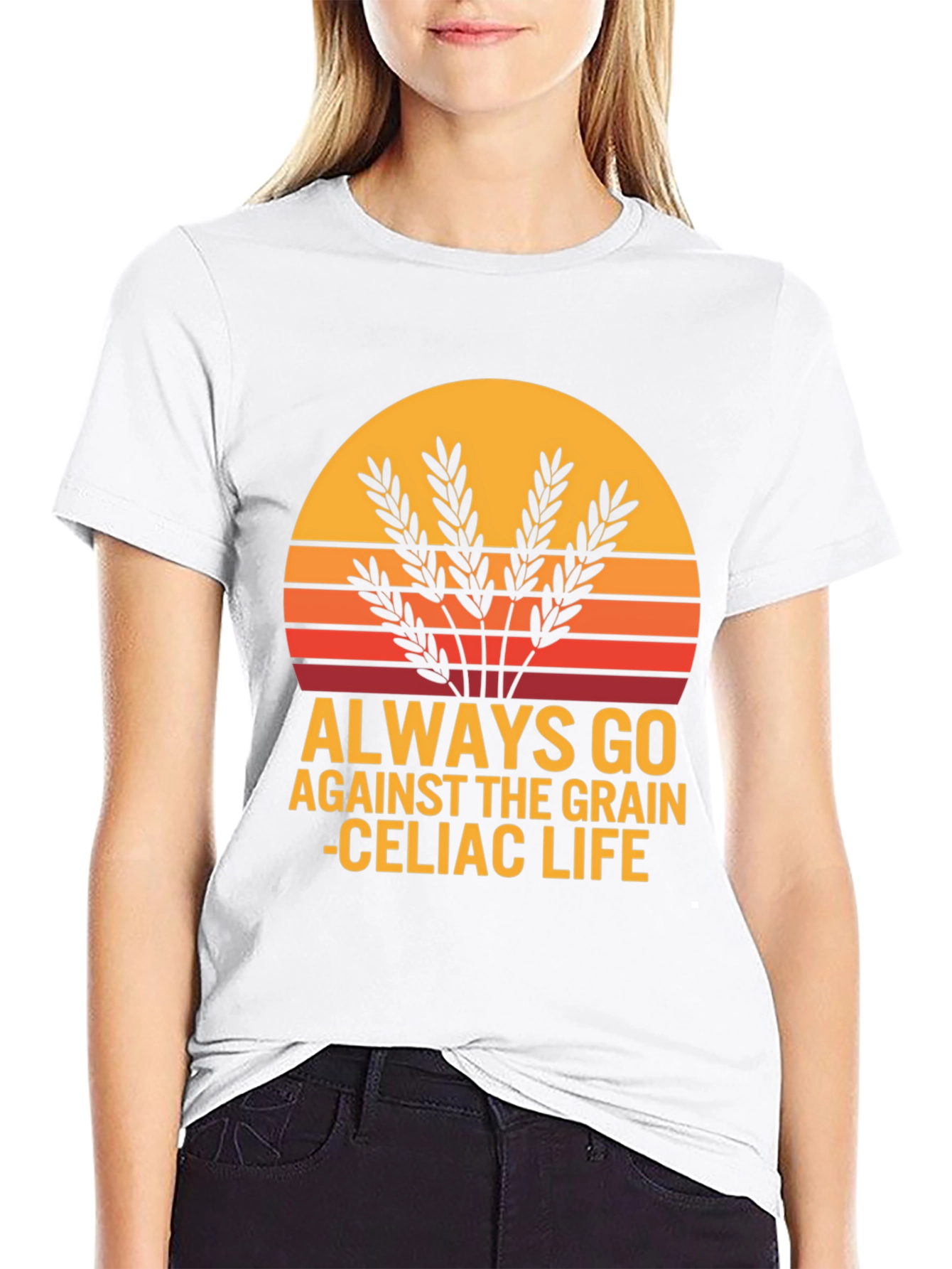 Always Go Against The Grain Celiac Life T-Shirt