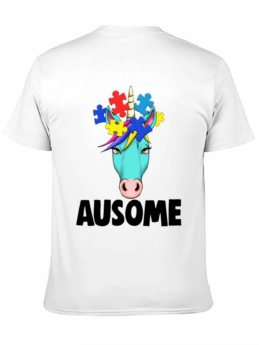 Awesome Autism Awareness Unicorn T-Shirt
