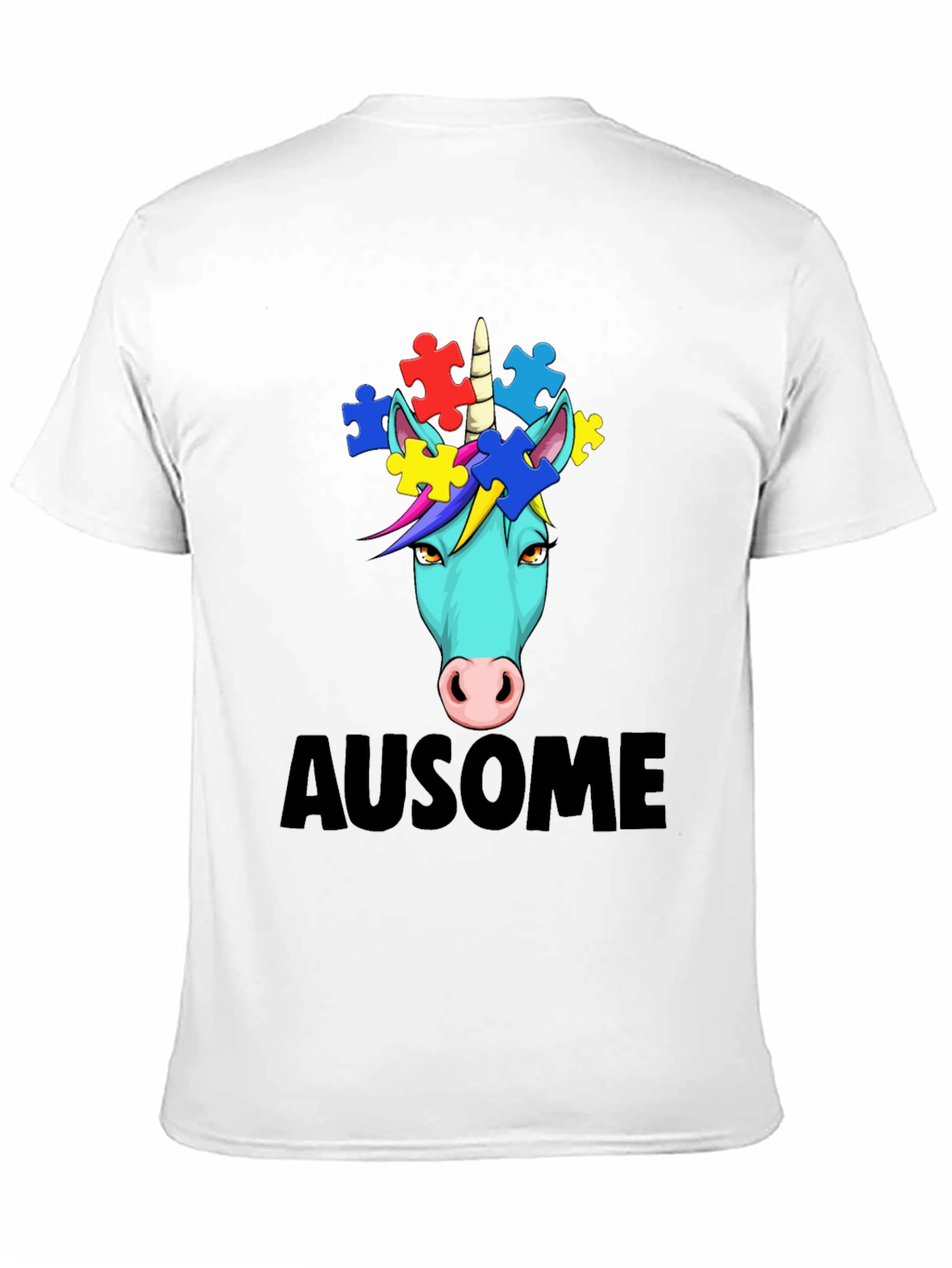 Awesome Autism Awareness Unicorn T-Shirt