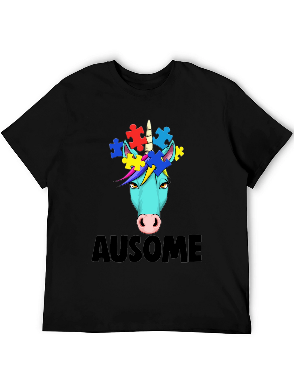 Awesome Autism Awareness Unicorn T-Shirt