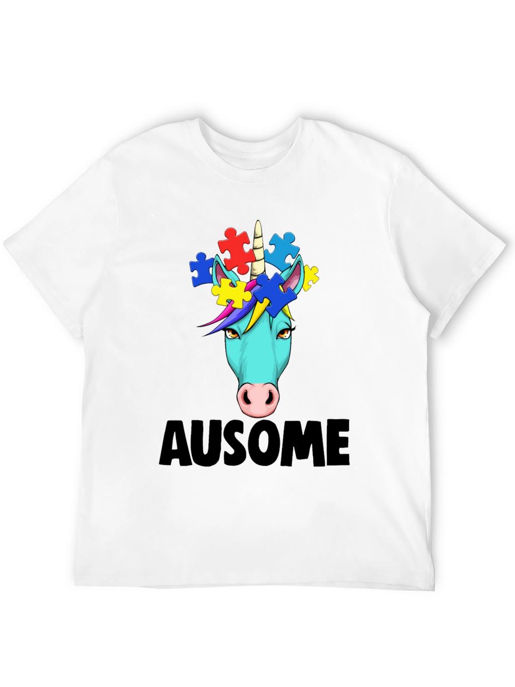 Awesome Autism Awareness Unicorn T-Shirt
