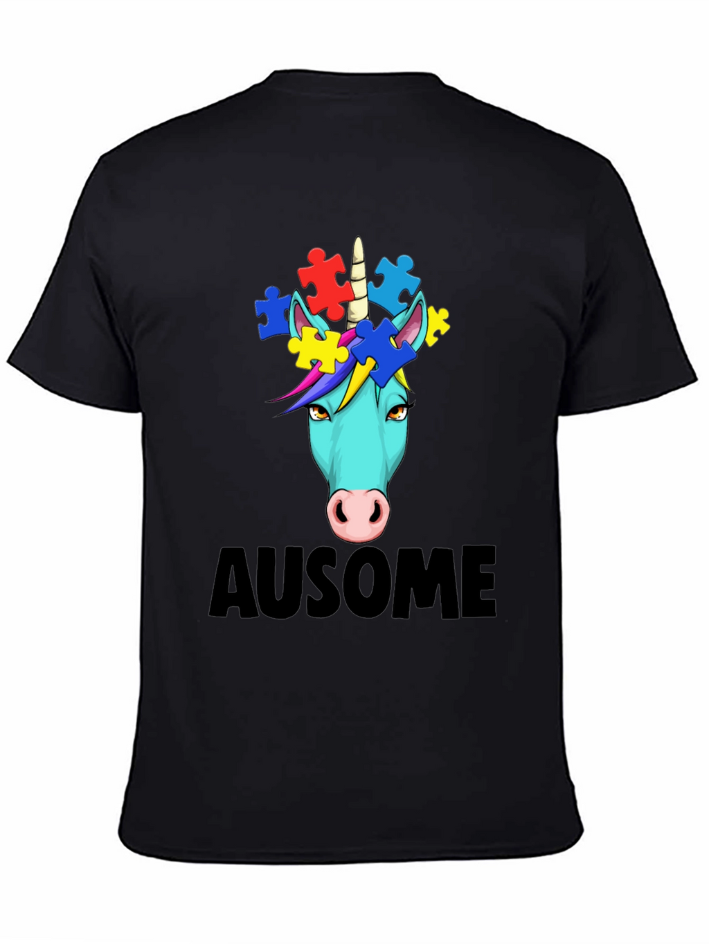 Awesome Autism Awareness Unicorn T-Shirt