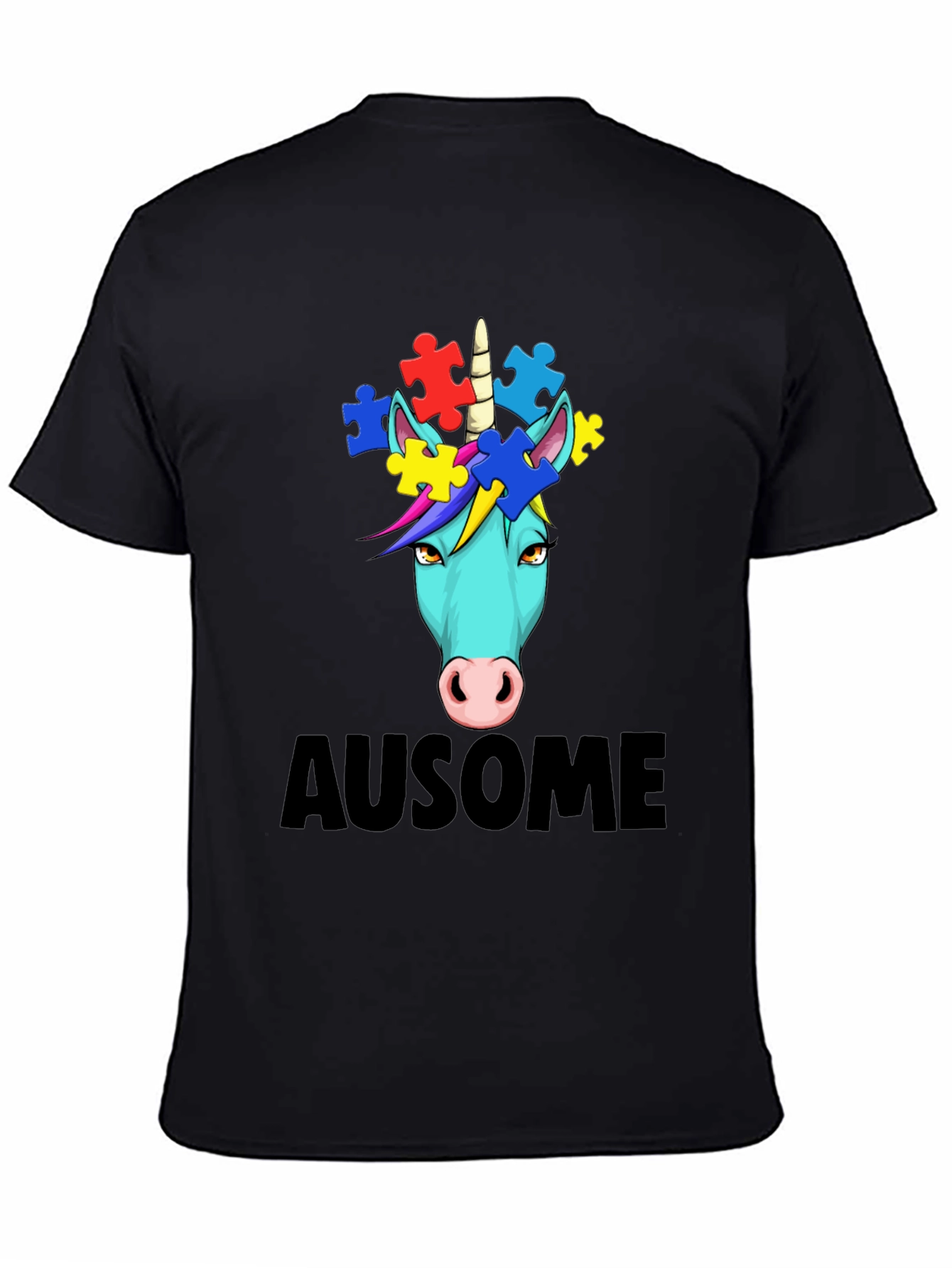 Awesome Autism Awareness Unicorn T-Shirt