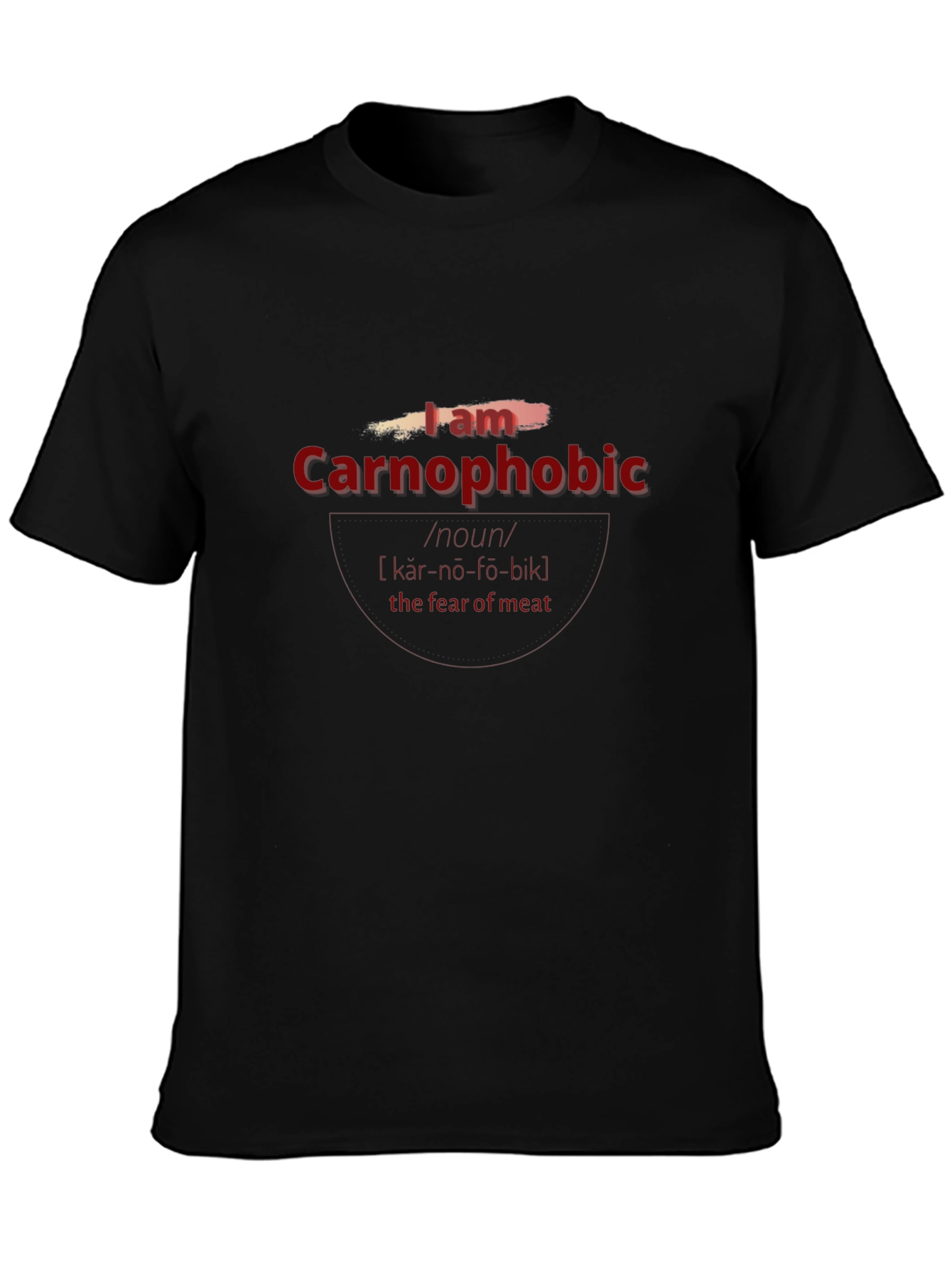 Carnophobic T-Shirt: Fear of Meat Graphic Tee