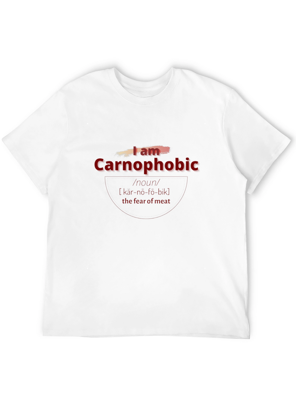 Carnophobic T-Shirt: Fear of Meat Graphic Tee