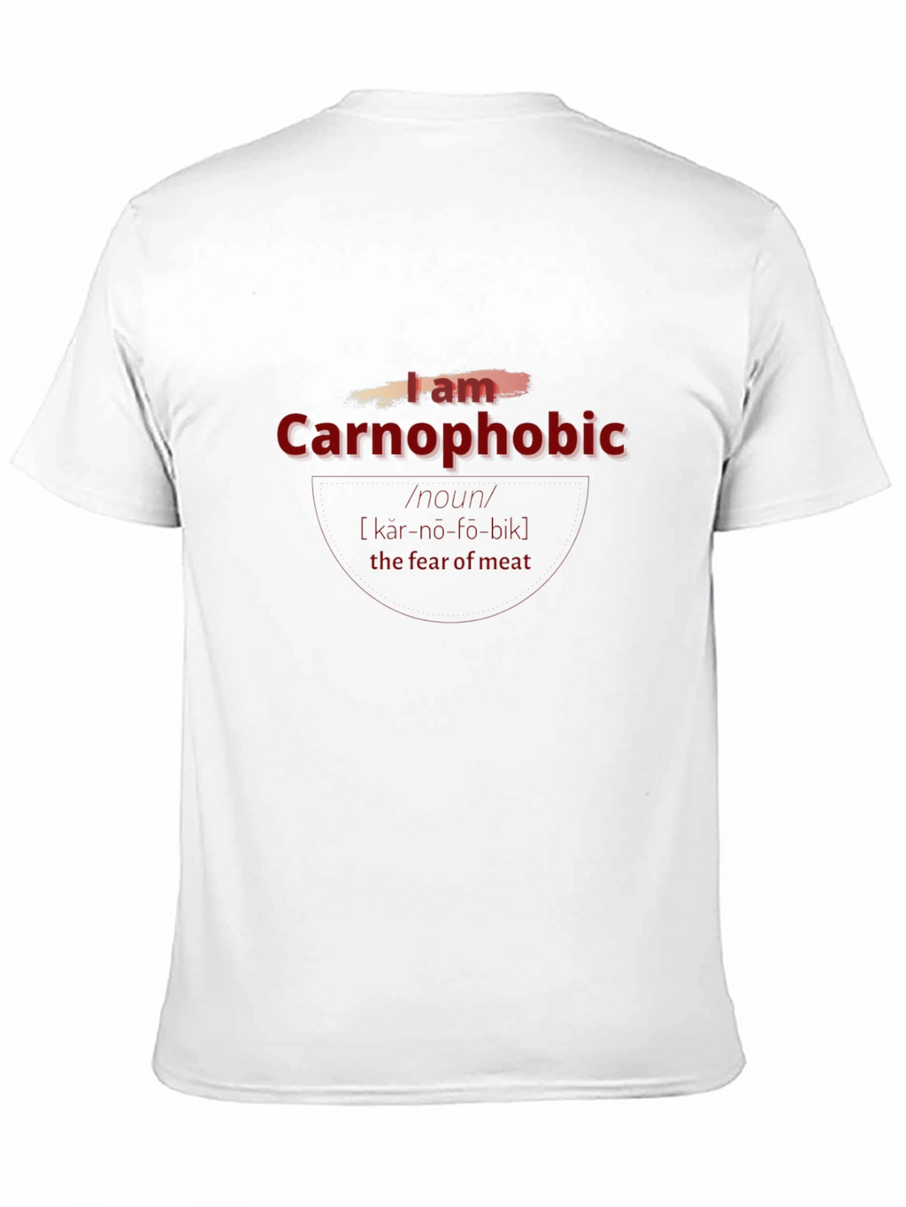 Carnophobic T-Shirt: Fear of Meat Graphic Tee