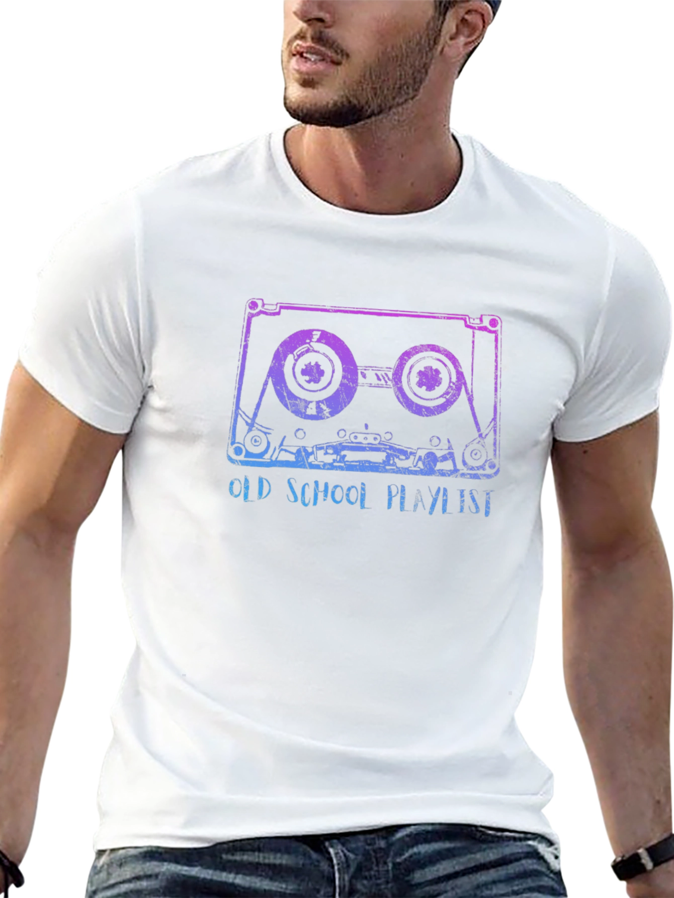 Old School Playlist Graphic Tee