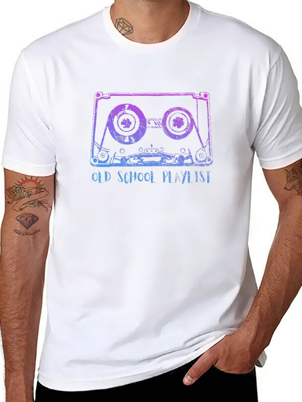 Old School Playlist Graphic Tee