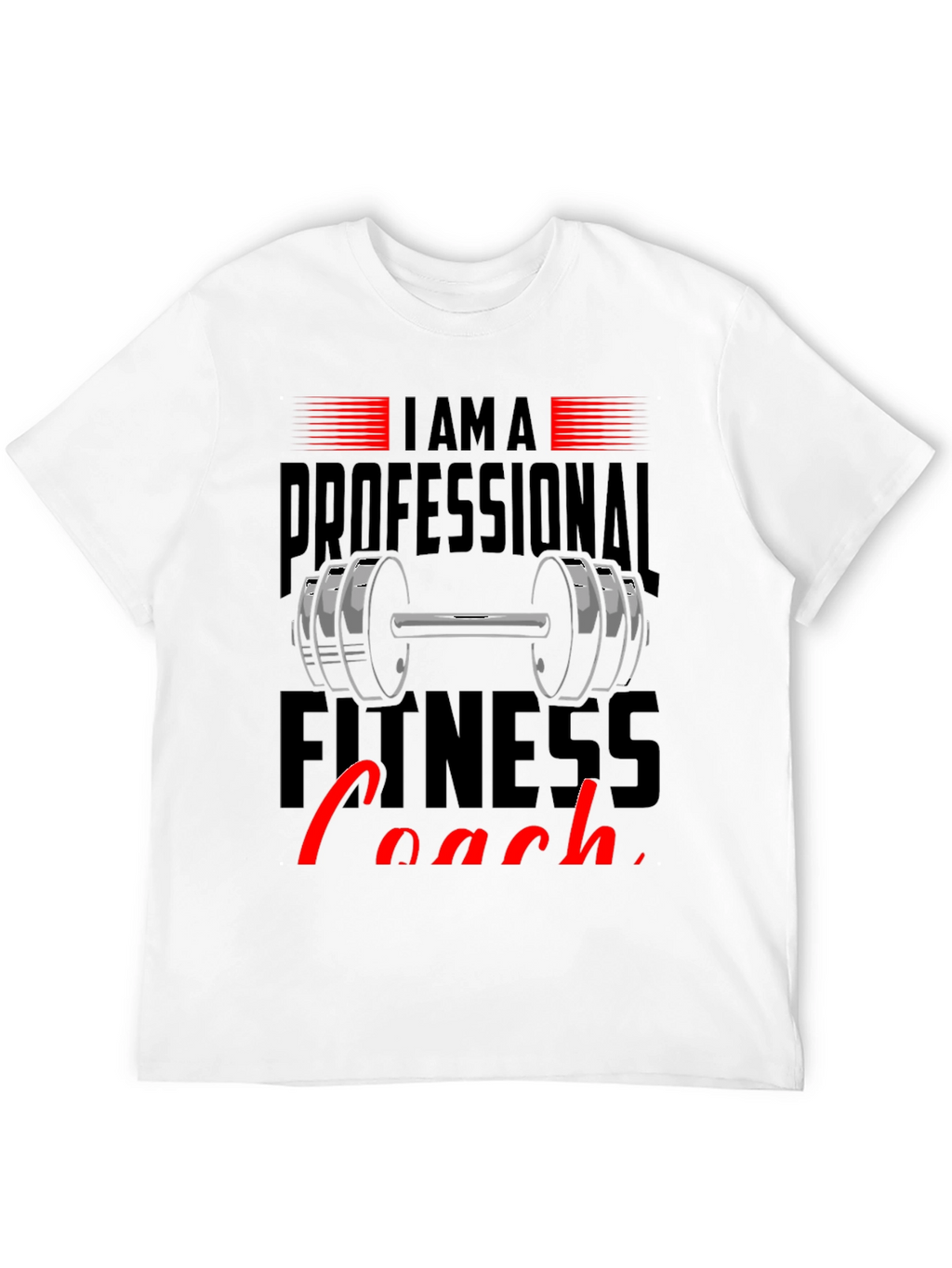 Professional Fitness Coach Graphic T-Shirt