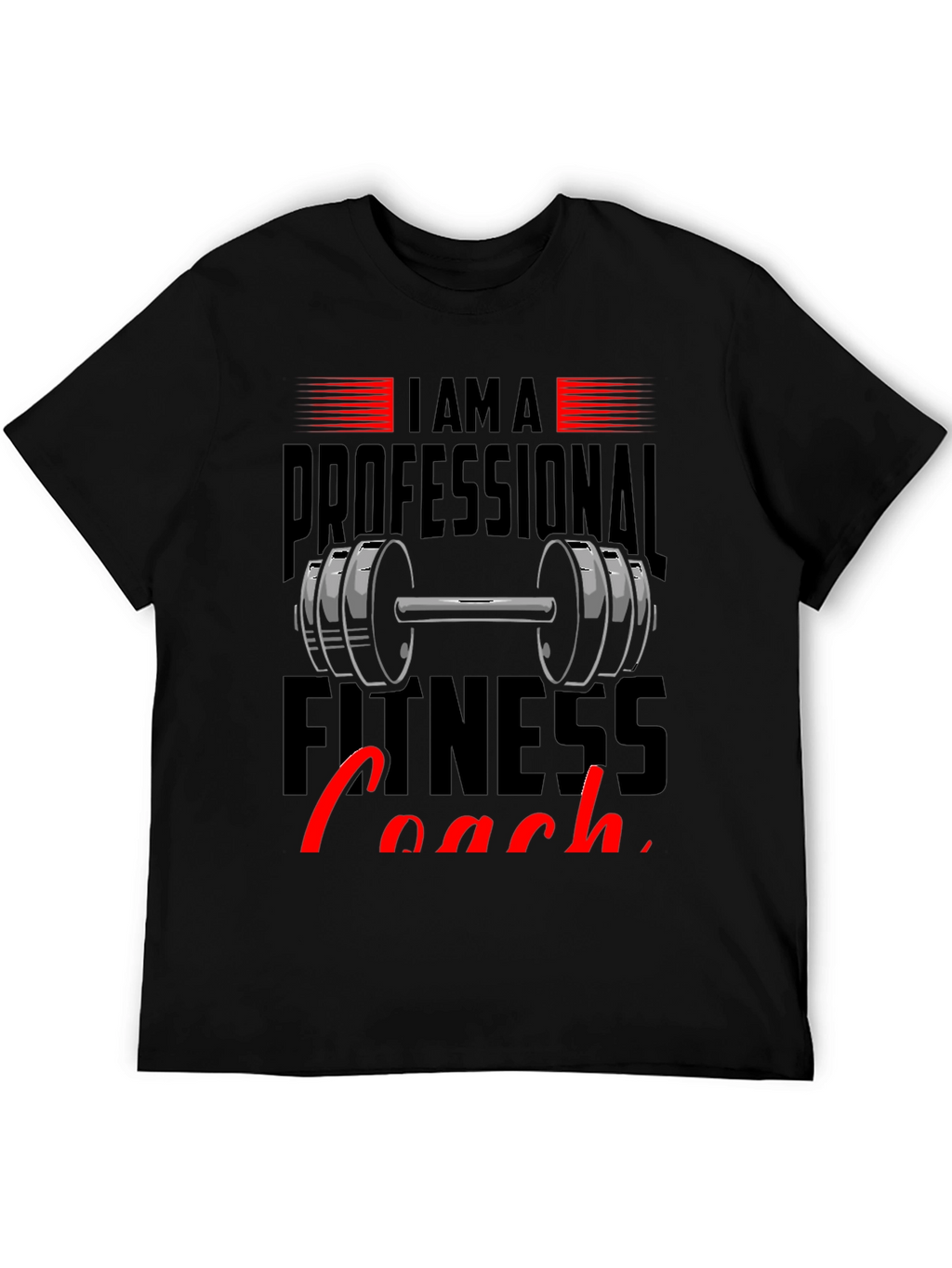 Professional Fitness Coach Graphic T-Shirt