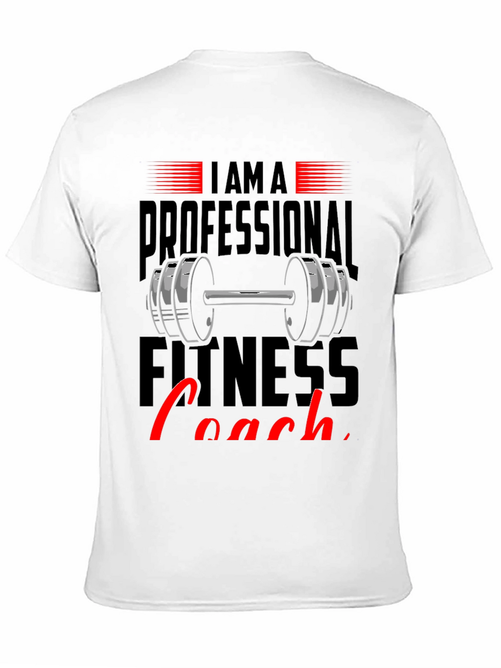Professional Fitness Coach Graphic T-Shirt