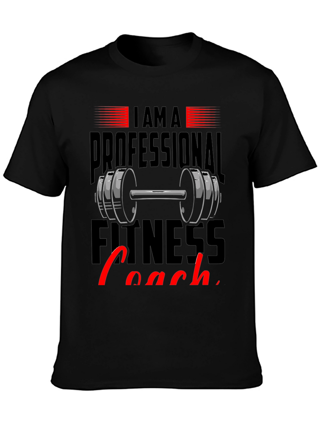 Professional Fitness Coach Graphic T-Shirt