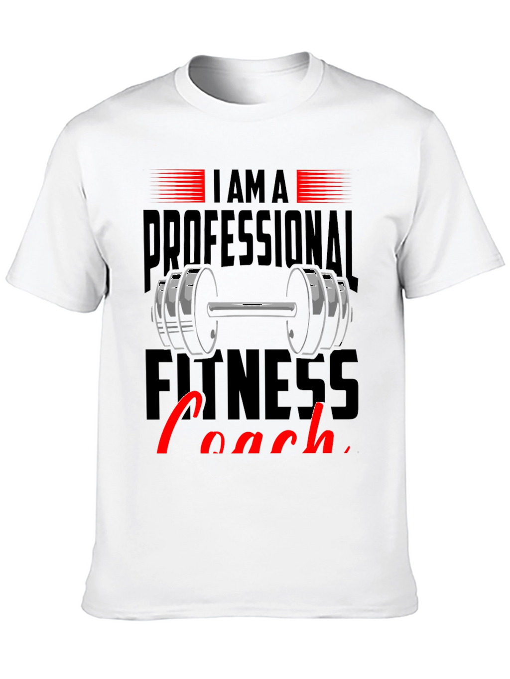 Professional Fitness Coach Graphic T-Shirt