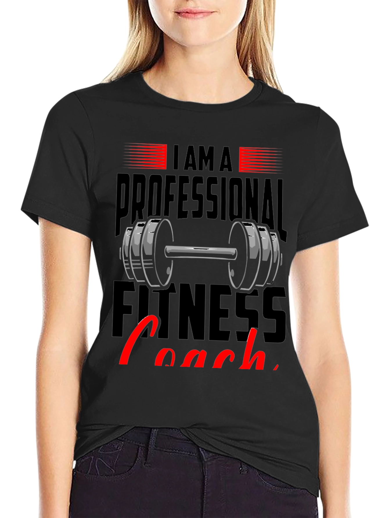 Professional Fitness Coach Graphic T-Shirt