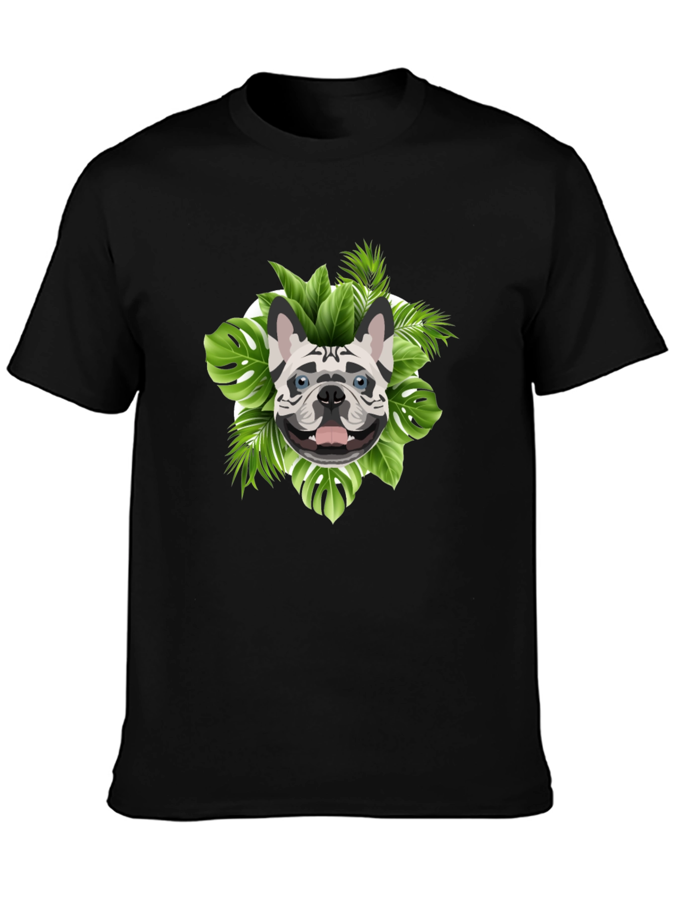 Tropical Bulldog Graphic Tee