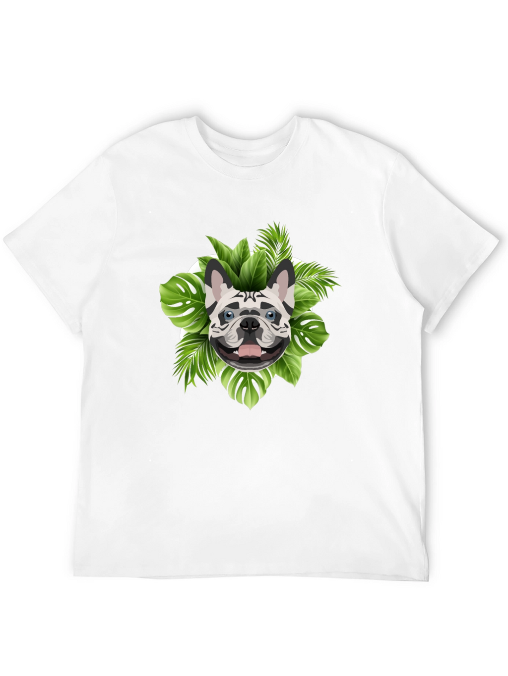 Tropical Bulldog Graphic Tee