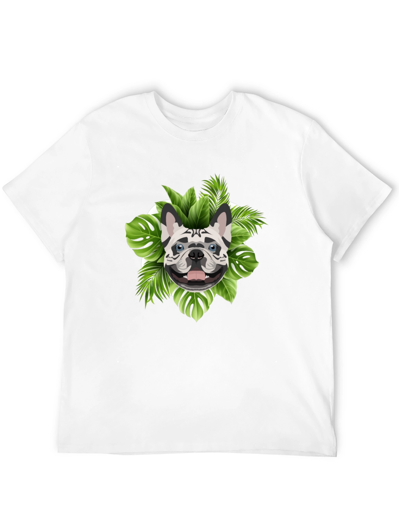 Tropical Bulldog Graphic Tee