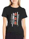Football Flag Graphic Tee - Black