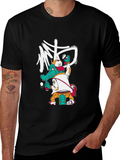Cool Alligator Graffiti Artist Black T-Shirt