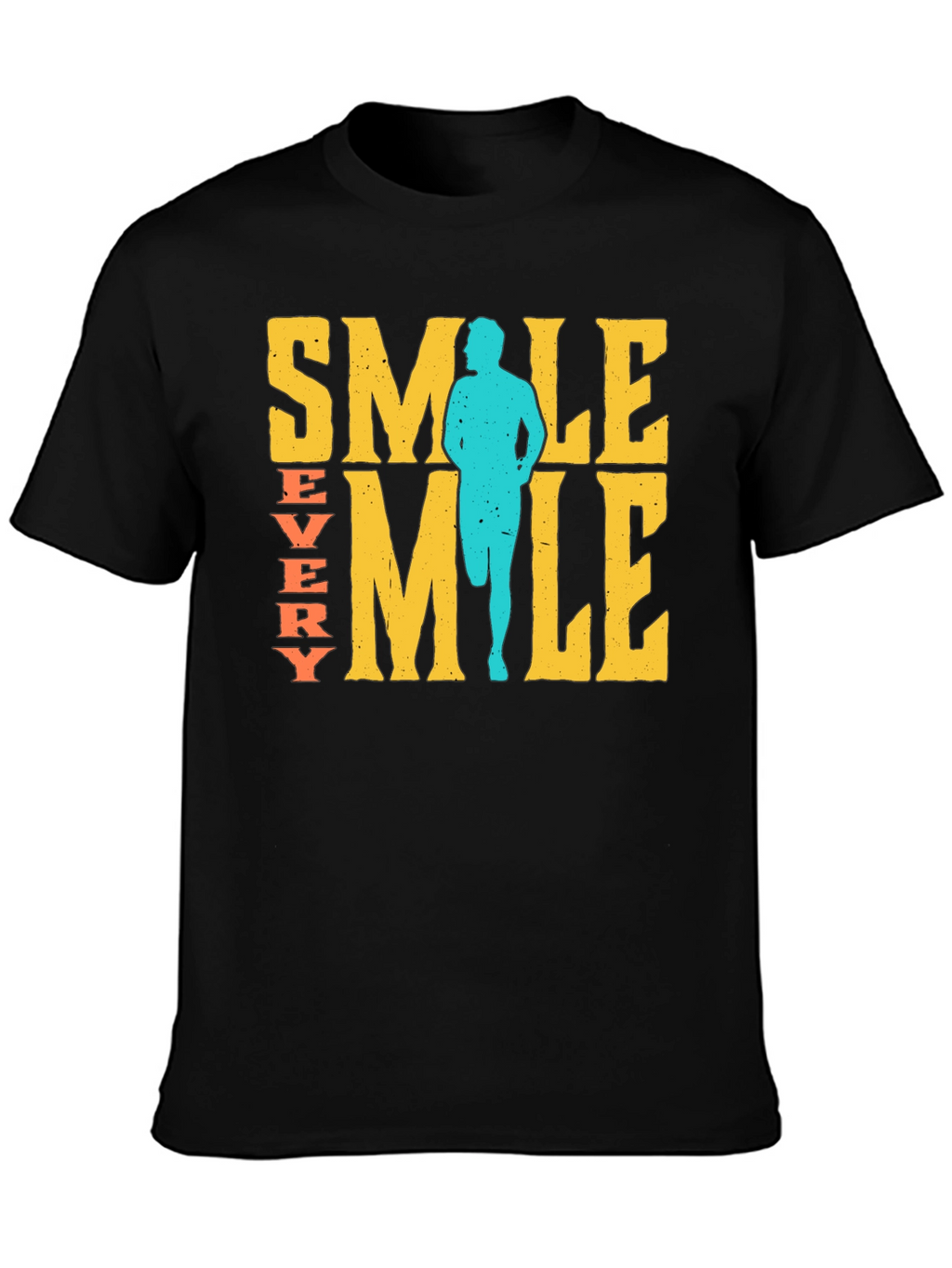 Smile Every Mile Runner Graphic Tee