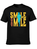 Smile Every Mile Runner Graphic Tee